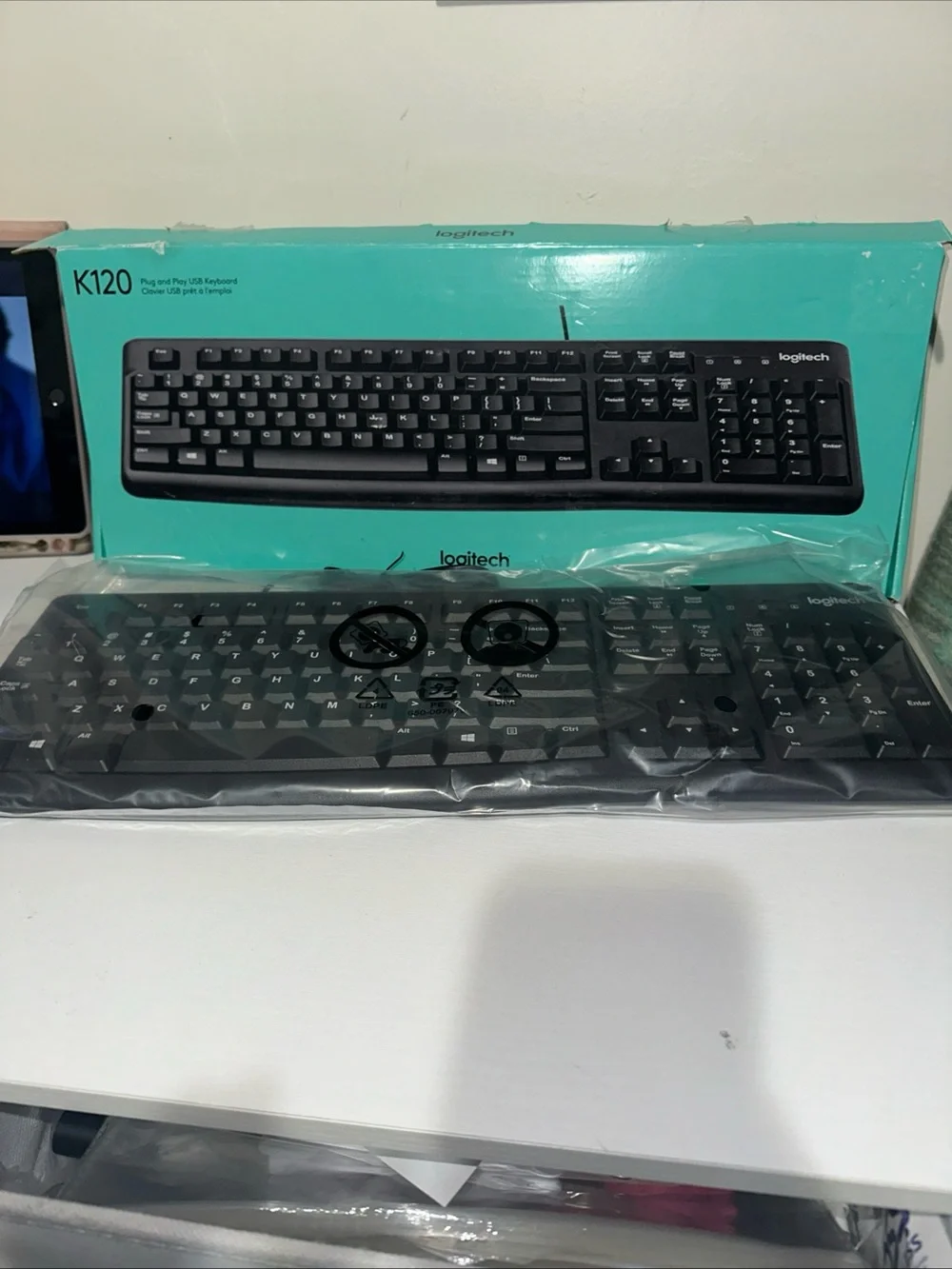 Logitech Black Wired USB Keyboard